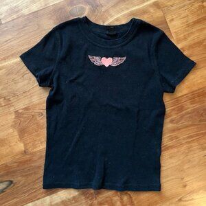 Girl's art class baby tee